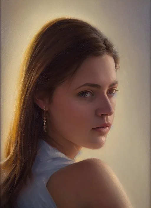 Image similar to portrait of a gorgeous young woman in the style of stefan kostic, realistic photo, sharp focus, 8k high definition, insanely detailed, intricate, elegant