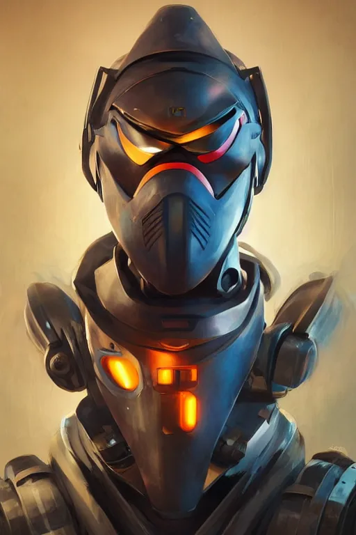 Image similar to epic mask helmet robot ninja portrait stylized as fornite style game design fanart by concept artist gervasio canda, behance hd by jesper ejsing, by rhads, makoto shinkai and lois van baarle, ilya kuvshinov, rossdraws global illumination radiating a glowing aura global illumination ray tracing hdr render in unreal engine 5