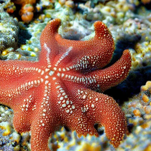 Image similar to muscular starfish