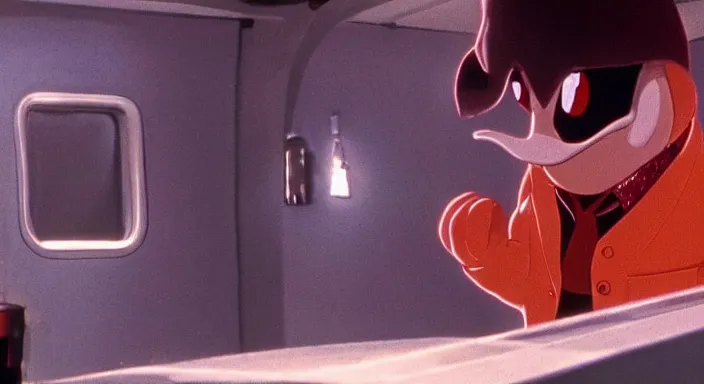 Image similar to a still of roger rabbit in the thing ( 1 9 8 2 ), 4 k, hi - res