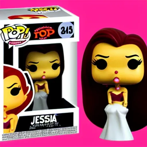 Image similar to jessica rabbit funko - pop