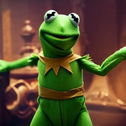 photo of Kermit the frog Doctor strange in avengers | Stable Diffusion ...