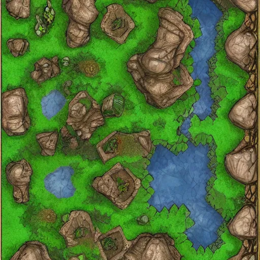 a topdown battlemap from 9 0 degrees angle of a | Stable Diffusion ...