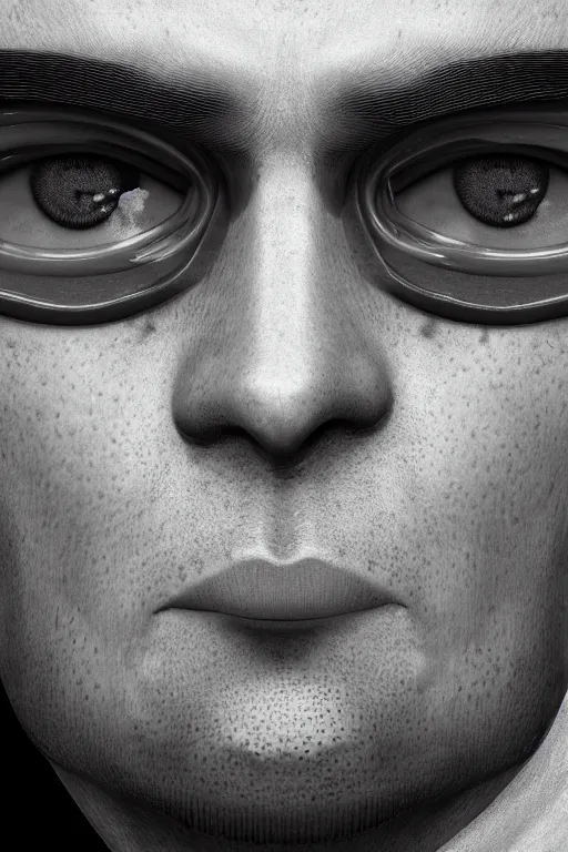 Prompt: extremely detailed closeup portrait arrest photo of the programmer who killed the middle manager who bought ibm. zeiss lens, sharp focus. highly detailed lifelike photorealistic, trending on artstation.