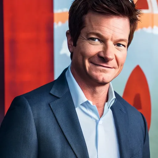 Image similar to Jason Bateman full shot modeling as Nick Wilde, (EOS 5DS R, ISO100, f/8, 1/125, 84mm, postprocessed, crisp face, facial features)