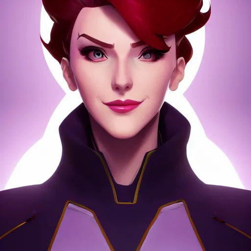 Prompt: a closeup portrait of moira from overwatch, art by lois van baarle and loish and ross tran and rossdraws and sam yang and samdoesarts and artgerm and saruei and disney, digital art, highly detailed, intricate, sharp focus, trending on artstation hq, deviantart, unreal engine 5, 4 k uhd image