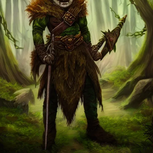 angry elf druid in forest, dnd character, portrait, | Stable Diffusion ...