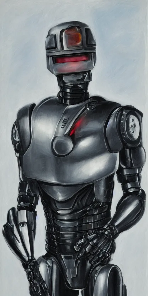 Prompt: Robocop Portrait