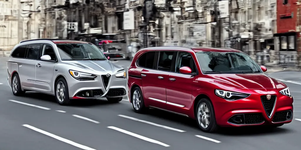 Prompt: 2022 Alfa Romeo Minivan