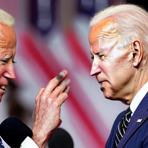 Image similar to joe biden sniffing hair