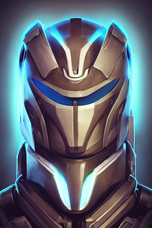 Image similar to epic mask helmet robot ninja portrait stylized as fornite style game design fanart by concept artist gervasio canda, behance hd by jesper ejsing, by rhads, makoto shinkai and lois van baarle, ilya kuvshinov, rossdraws global illumination radiating a glowing aura global illumination ray tracing hdr render in unreal engine 5