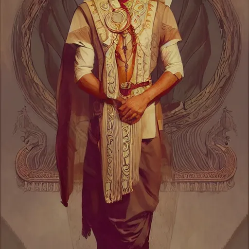 Prompt: indian doctor as a game of thrones character, highly detailed digital painting, artstation, concept art, smooth, sharp focus, illustration, art by artgerm and greg rutkowski and alphonse mucha