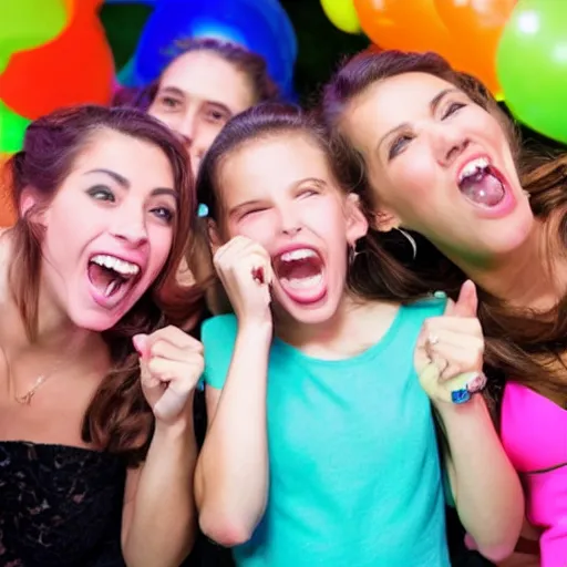 Image similar to girls having fun at a party