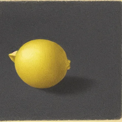 Prompt: “lemon in the style of Mezzotint”