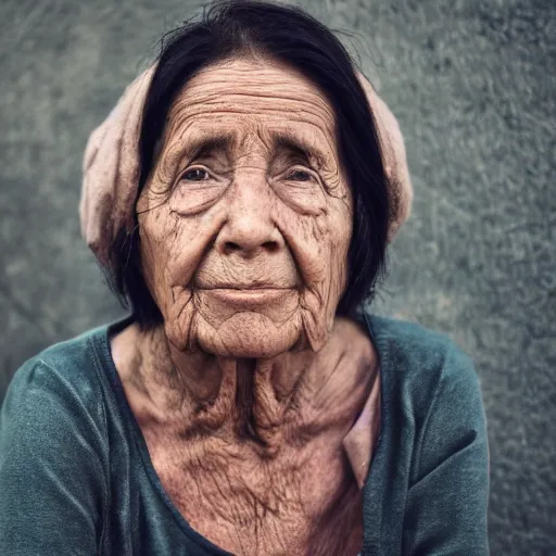 Prompt: an ( ( ( old ) ) ) woman, trending on unsplash, portrait!!!