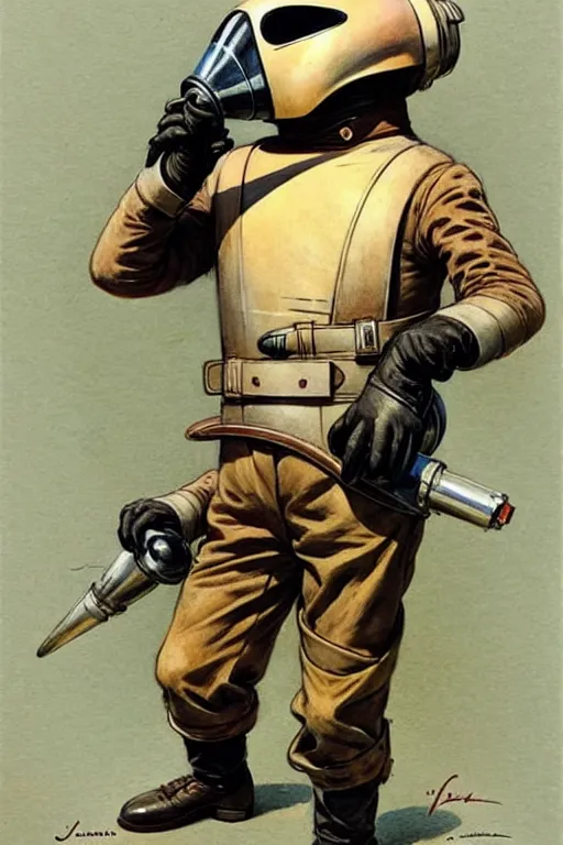 Image similar to (((((1950s the rocketeer . muted colors.))))) by Jean-Baptiste Monge !!!!!!!!!!!!!!!!!!!!!!!!!!!