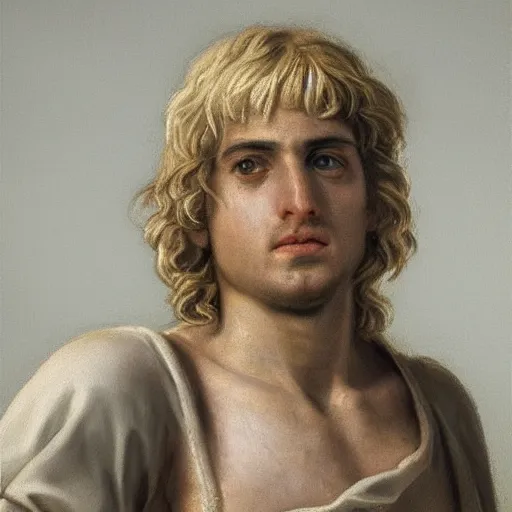 Image similar to A 17th century Baroque Painting of Alexander the Great, portrait of Alexander the Great, grainy, realistic, very realistic, hyperrealistic, highly detailed, very detailed, extremely detailed, very neat, very epic, very cool, detailed, trending on artstation