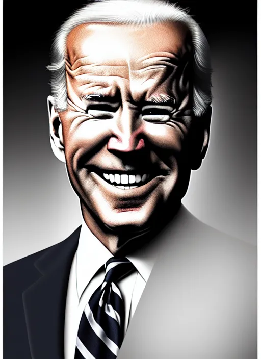 Image similar to photo of joe biden in the style of stefan kostic, realistic, sharp focus, 8 k high definition, insanely detailed, intricate, elegant, art by stanley lau and artgerm