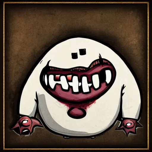 Image similar to realistic monstro from binding of isaac game