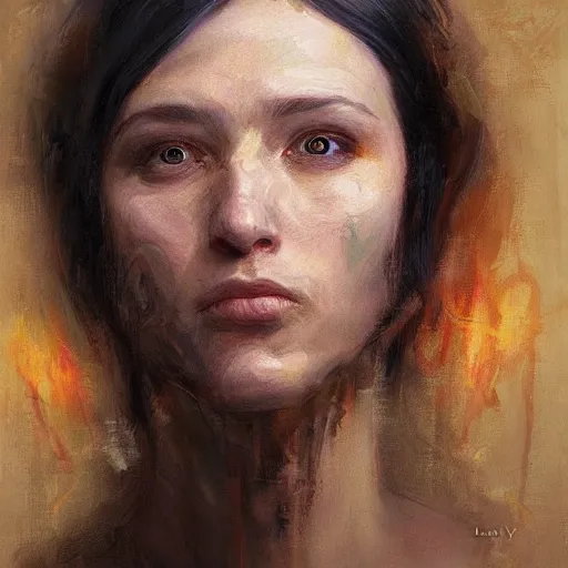 Image similar to portrait of a mage, by livia prima