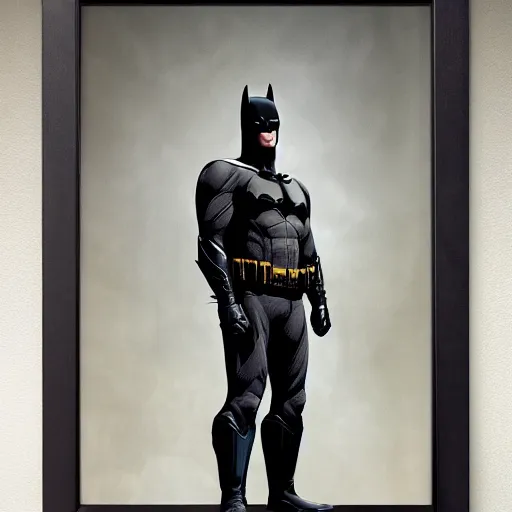Prompt: batman starring as jack in breaking bad. full body. oil on canvas. intricate. 8 k. highly professionally detailed. hdr. cgsociety