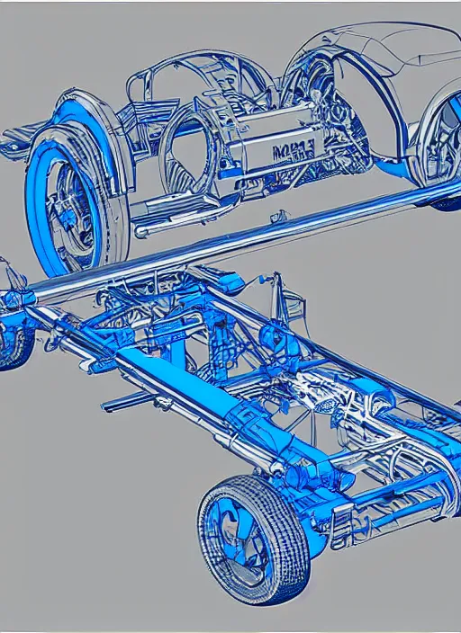 Prompt: blueprint of a machine to travel at speed lights, info detailed, details and instructions in english, clear details, 4 k resolution scan