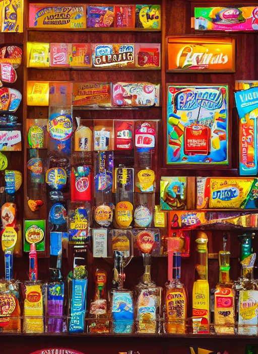 Prompt: photography of a smarties bar, promotional material, award winning photography, 4K HD