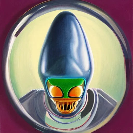 Image similar to alien by wayne thiebaud