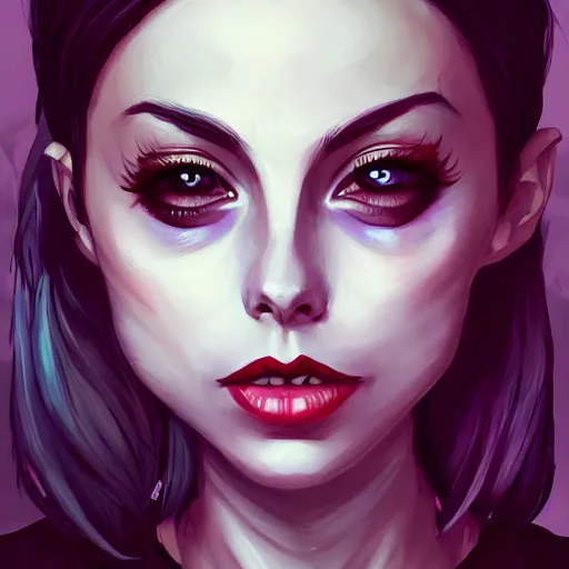 Prompt: a portrait of a beautiful willa holland as a punk, art by lois van baarle and loish and ross tran and rossdraws and sam yang and samdoesarts and artgerm, digital art, highly detailed, intricate, sharp focus, trending on artstation hq, deviantart, unreal engine 5, 4 k uhd image