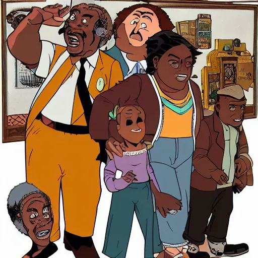 Prompt: uncle ruckus 1 9 8 0 s children's show