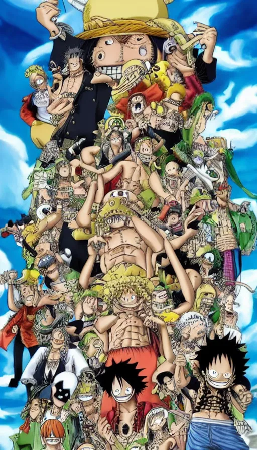 Image similar to the end of the world, from one piece