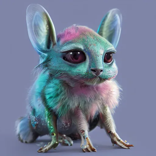 Image similar to highly detailed sureal cute animals made from hiper detailed pastel colour melting wax, cinematic, 8 k, octane, redshift, unreal 5, artstation, behance, deviantart, vray, well rendered : 1 by ellen jewett, 4 k resolution, trending on artstation, very very detailed, masterpiece, stunning