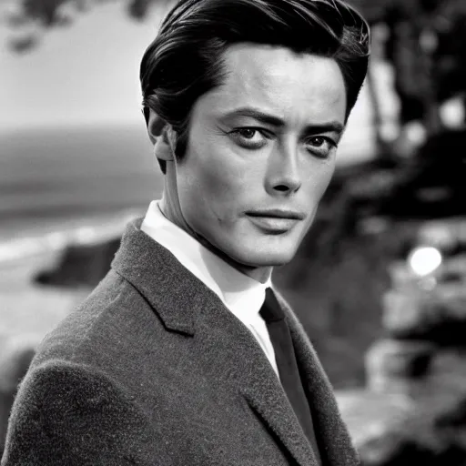 Image similar to alain delon in 1 9 6 3