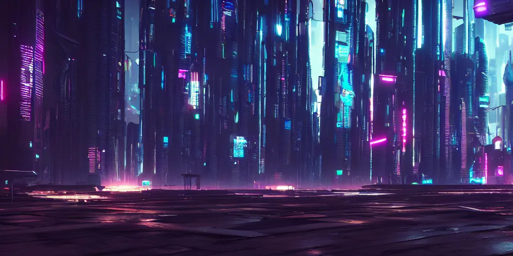 cyberpunk city, 4 k resolution, ultra wide angle,, Stable Diffusion