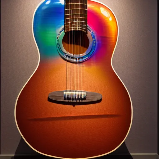 Prompt: a beautiful hyperrealistic 3D render of a sculpture of a rabbit is playing the guitar displayed in an art gallery, by jeff koons, sculpture, unreal engine, octane render, octane Redner, 3D, brilliantly coloured, intricate, trending on artstation, HDR, polished, ray tracing, 8k