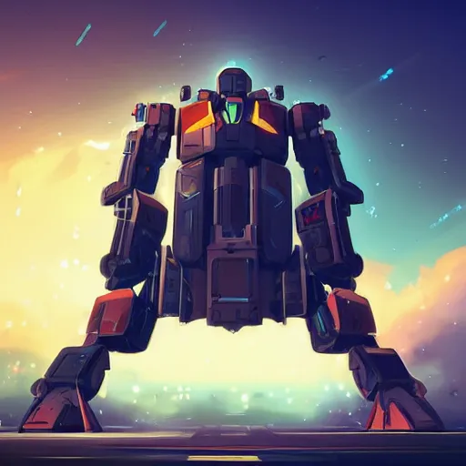 Image similar to weaponized combat mecha in the style of beeple and cyril rolando