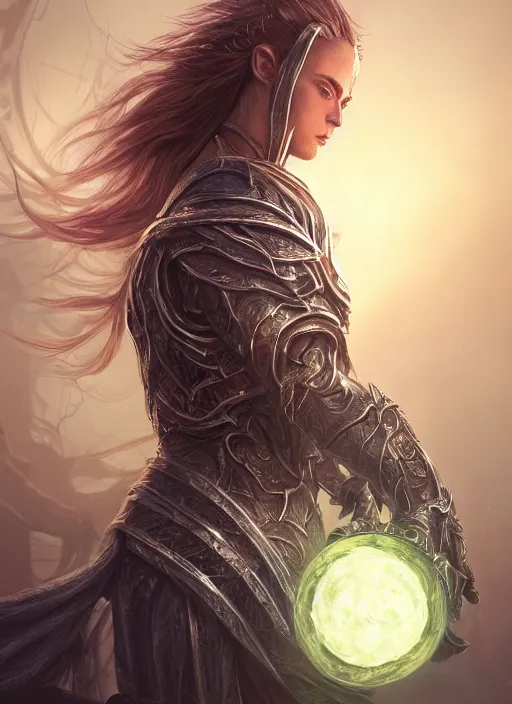 Image similar to divine being, ultra detailed fantasy, elden ring, realistic, dnd character portrait, full body, dnd, rpg, lotr game design fanart by concept art, behance hd, artstation, deviantart, global illumination radiating a glowing aura global illumination ray tracing hdr render in unreal engine 5