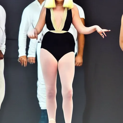 Image similar to Sia furler in a leotard