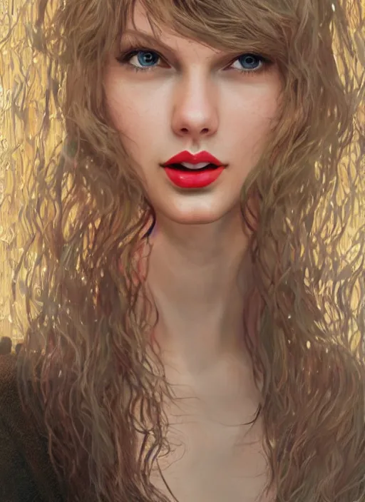 Prompt: taylor swift, au naturel, hyper detailed, digital art, trending in artstation, cinematic lighting, studio quality, smooth render, fluorescent skin, unreal engine 5 rendered, octane rendered, art style by klimt and nixeu and ian sprigger and wlop and krenz cushart