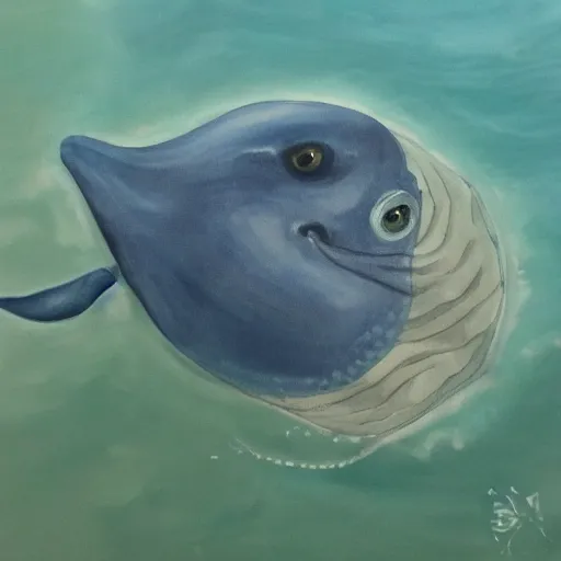 Image similar to aamirart sea creature portrait realistic