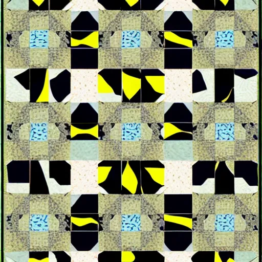 Image similar to vector art quilt pattern block symmetrical