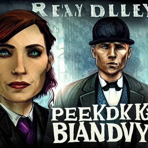 Prompt: peaky blinders in shadowrun, 4 k, detailed, shadowrun