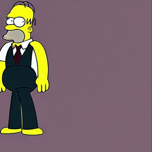 Prompt: Homer Simpson as James Bond