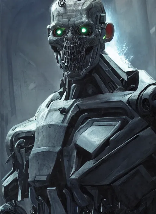 Image similar to tom cruz as victor stone, full body concept, cyborg, borg, strogg, face of a man, terminator, flesh, quake strogg, doom demon, wolfenstein, monstrous, powerful, symmetry, symmetrical, concept art by ruan jia and greg rutkowski