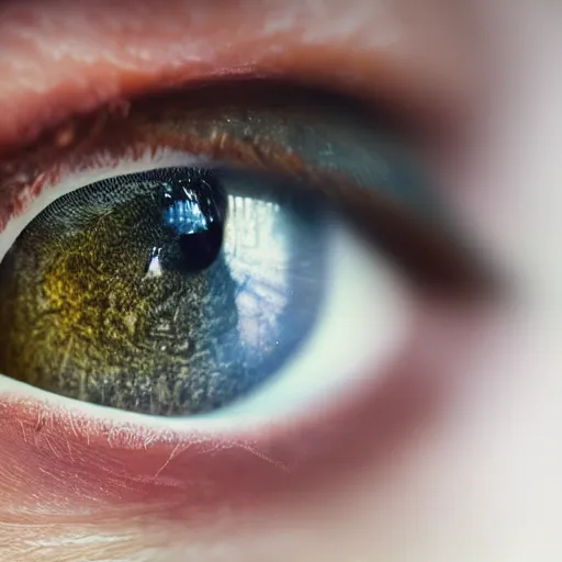 Image similar to beautiful photo, iris human's eye photo, without eye, black background, closeup shot, high resolution, high detail, hyper realistic, 4K, 8K