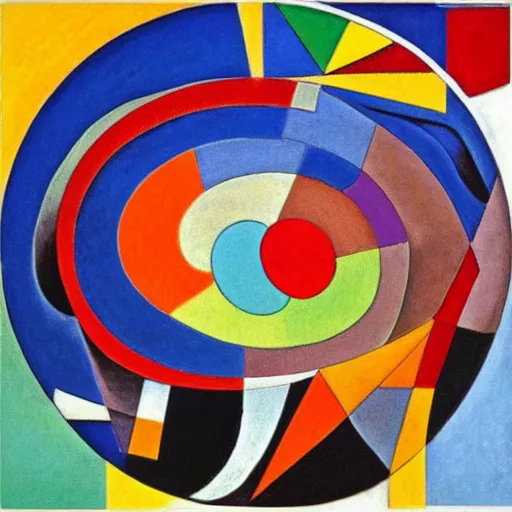 Image similar to abstract circle art by vasily kandinsky, piet mondrian, kazimir malevich, lyubov popova, inspirational, award winning