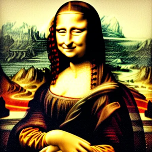 Prompt: the Mona Lisa in style of Dali