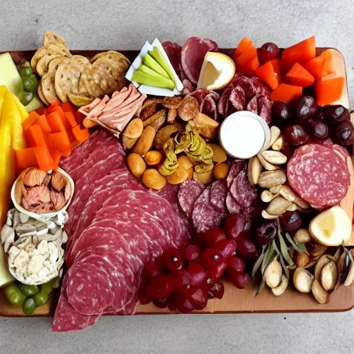 Image similar to charcuterie board edo style