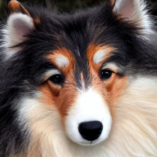Prompt: a shetland sheepdog by Patrice muricano
