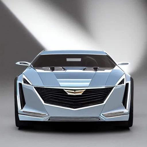 Prompt: eldorado biarritz cadillac detailed intricate digital illustration, concept car, sharp, smooth, editorial photograph, sleek design, electric vehicle, simple composition with blank background and sharp focus